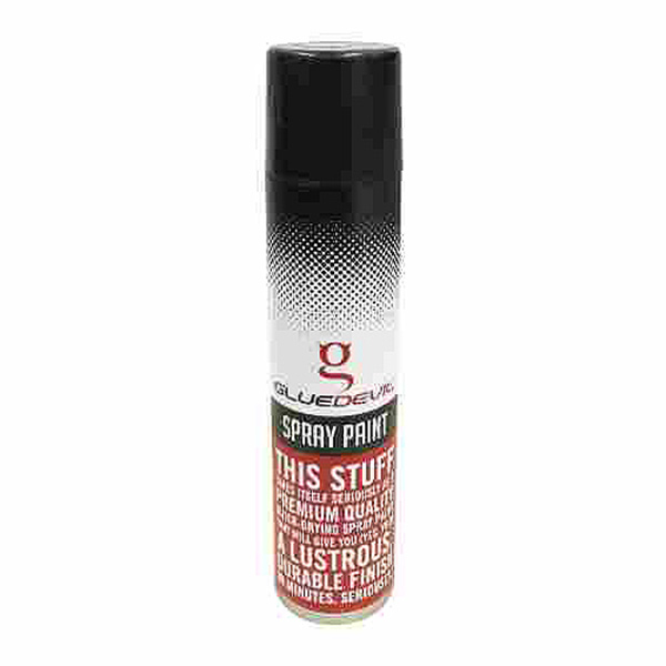 S/PAINT H/R BLK 300ML GLUE DEVIL