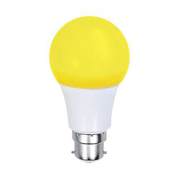 GLOBE LED BULB 6W BC YELLOW FLASH