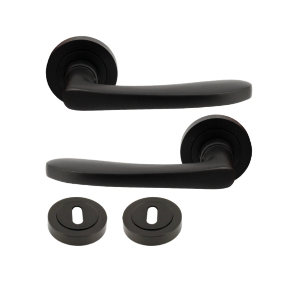 DOOR HAND ON ROSE PACIFIC BLK BBL