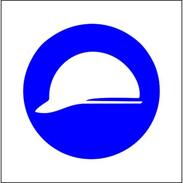 SIGN 290X290 HARD HAT