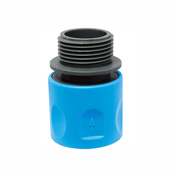 HOSE CONN THREADED 3/4 AQUA