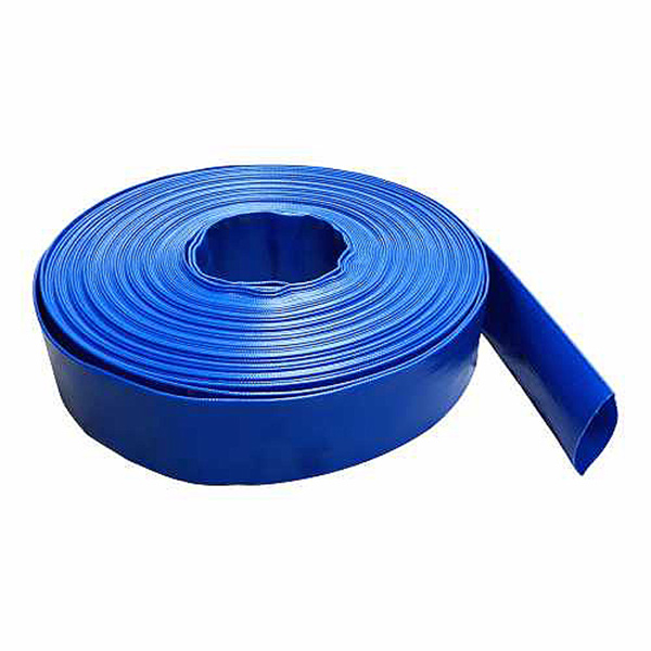 HOSE LAY FLAT BLUE 100MM