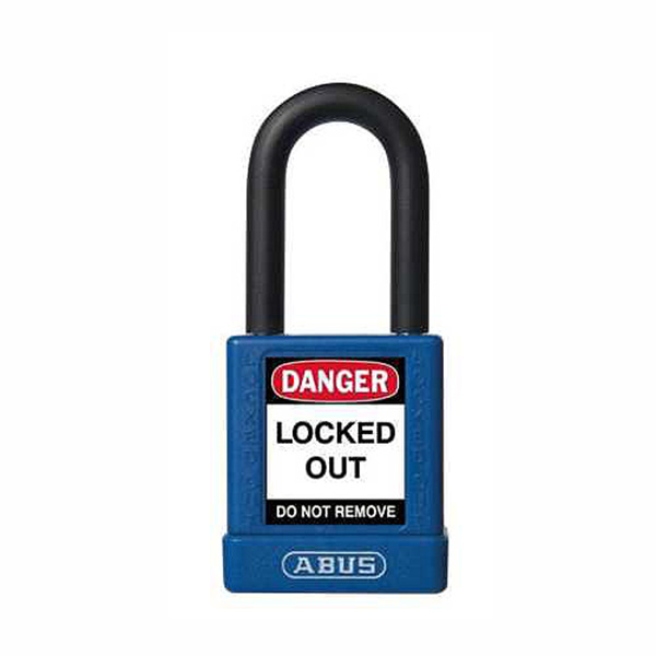 PADLOCK SAFETY 40MM BLUE ABUS