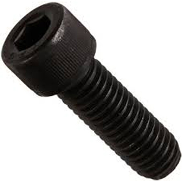 MET FINE CAP SCREW BLK 8X1X25