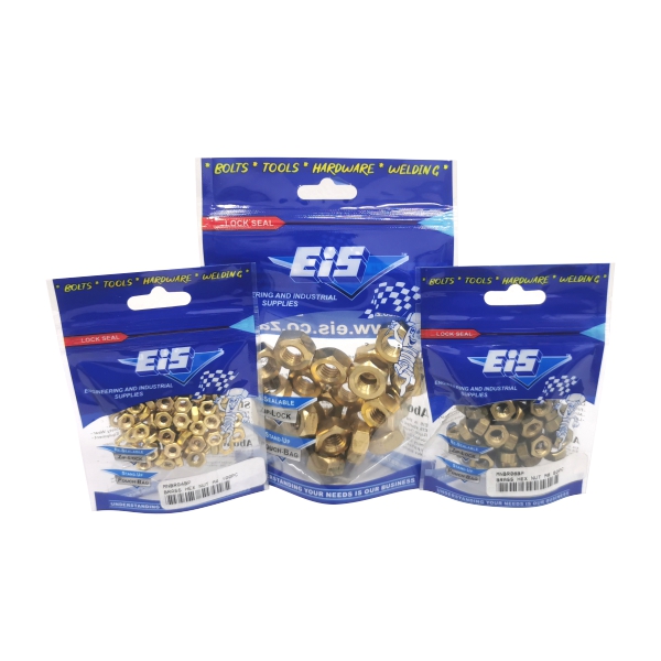 BRASS HEX NUT M8 10PC
