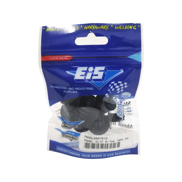 PANEL CLIP 6-7mm 10PC PP