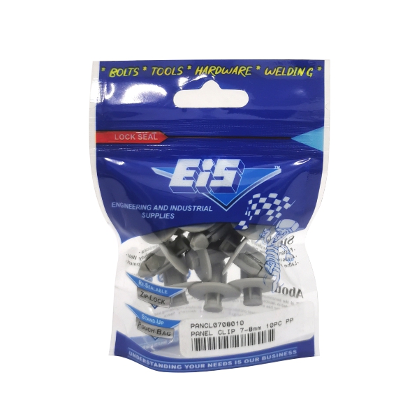 PANEL CLIP 7-8mm 10PC PP