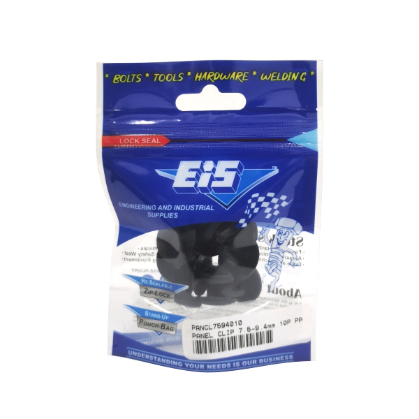 PANEL CLIP 7.5-9.4mm 10P PP