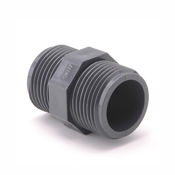 PVC HEX NIPPLE 3/8" BSP