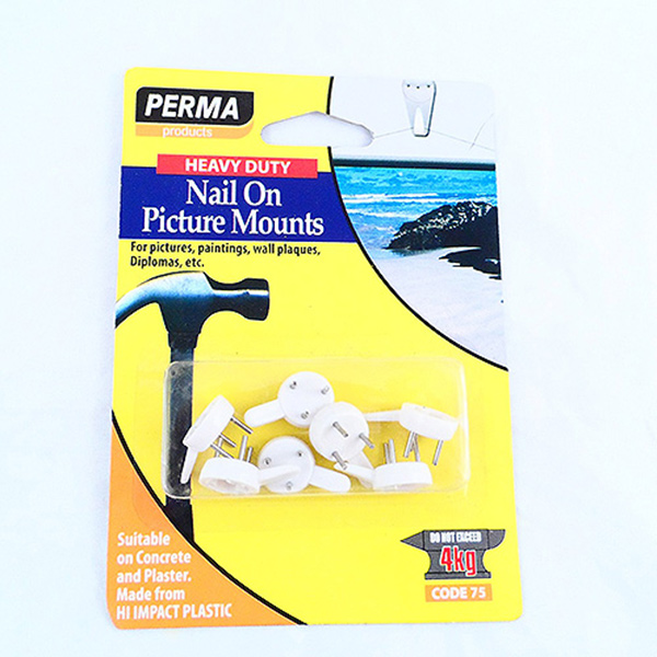 PICTURE HANGER WHITE     SMALL