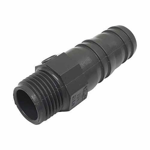 PVC SWAGE NIPPLE 3/8" BSP