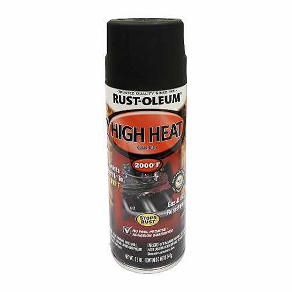 S/PAINT H/H FLAT BLACK RUST-OLEUM
