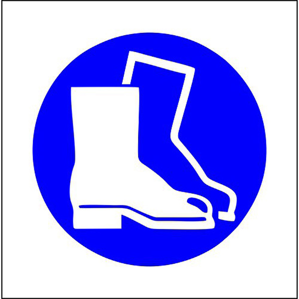 SIGN 290X290 SAFETY BOOT