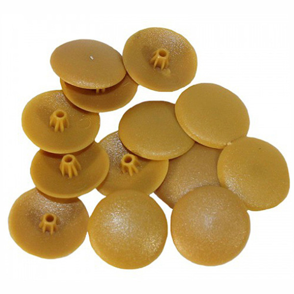 SCREW CAP 12mm OAK 50PC