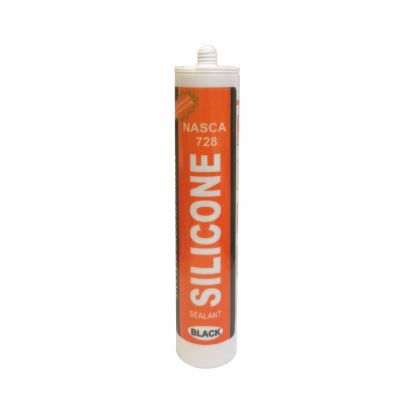 SILICONE CARTRIDGE BLACK 260ML NASCA