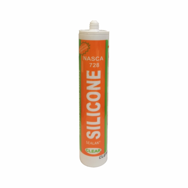 SILICONE CARTRIDGE CLEAR 260ML LEYON