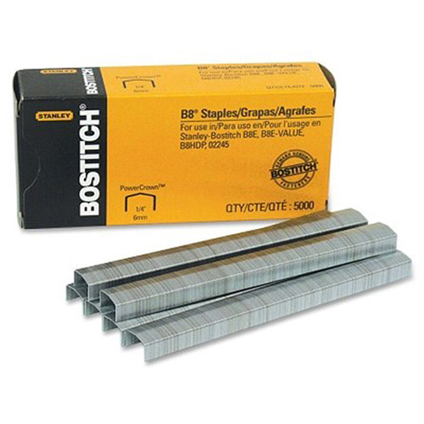 BOSTITCH B8 STAPLES 6MM (1/4) P/5000