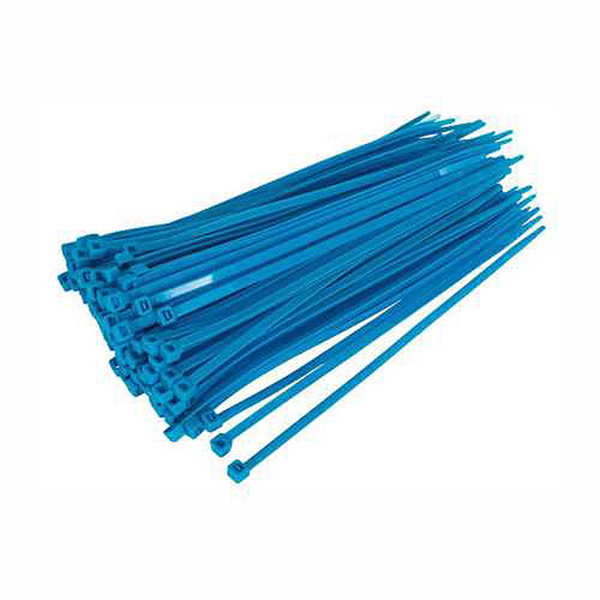 H/MANN C/TIE 150X3.5 100P BLUE