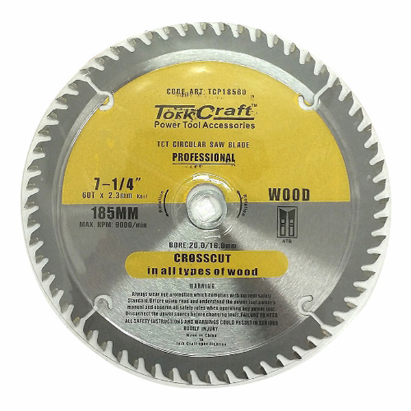 TORK CRAFT CONTR.BLADE 185X60T
