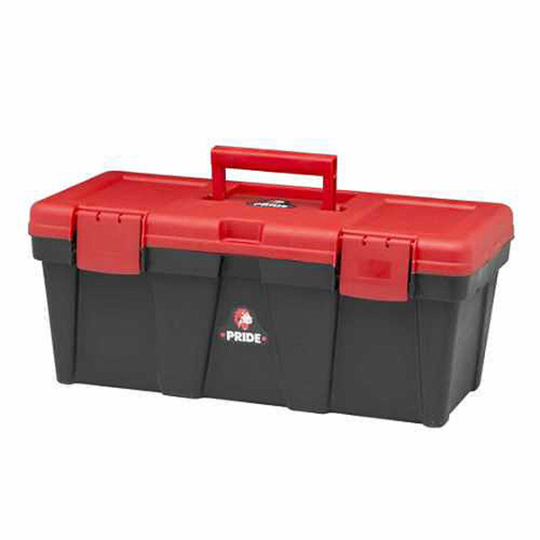 TOOLBOX PLASTIC BLACK 56CM PRIDE