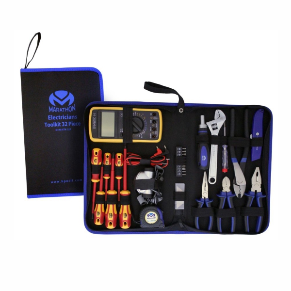 TOOL KIT 32PC ELECTR MARATHON
