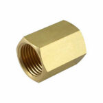 BRASS SOC COUPLING 1/2 X1/2"