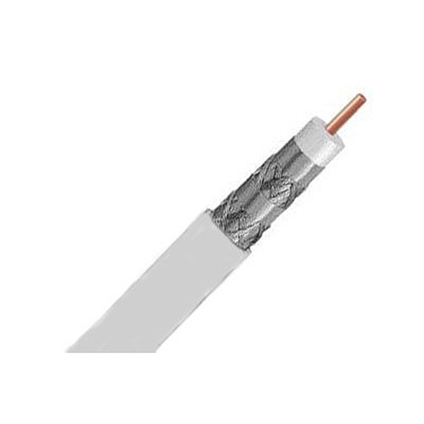 TV AERIAL CORD WHITE RG6 P/MTR