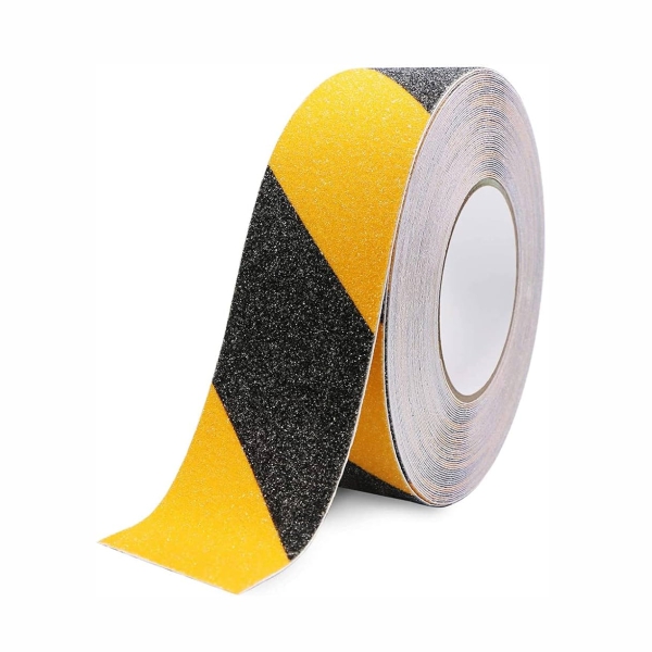 ANTI SLIP TAPE 100MM BLK/YEL P/M