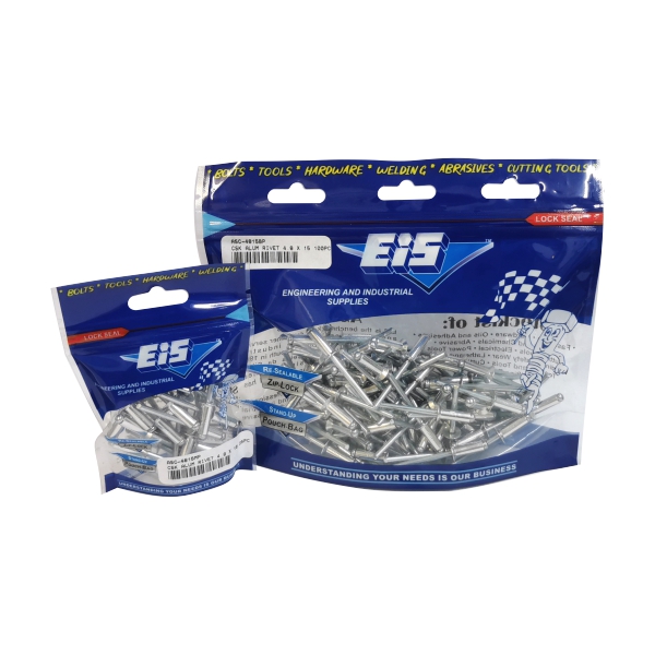 CSK ALUM RIVET 4.8 X 15 100PC