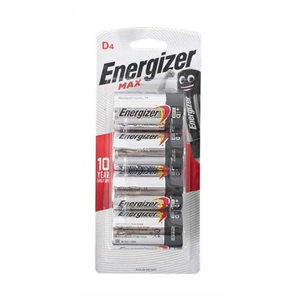 BATTERY D 4P ENERGIZER
