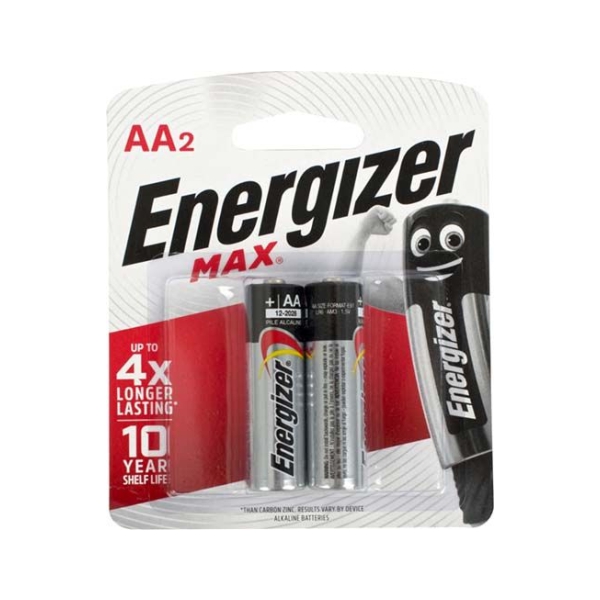BATTERY AA 2PC ENERGIZER