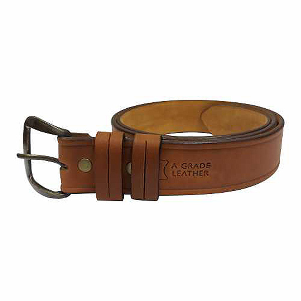 BELT LEATHER SIZE 42 TAN