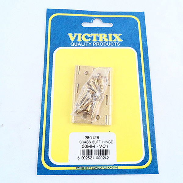 HINGE SOLID BRASS 100X60 10PR