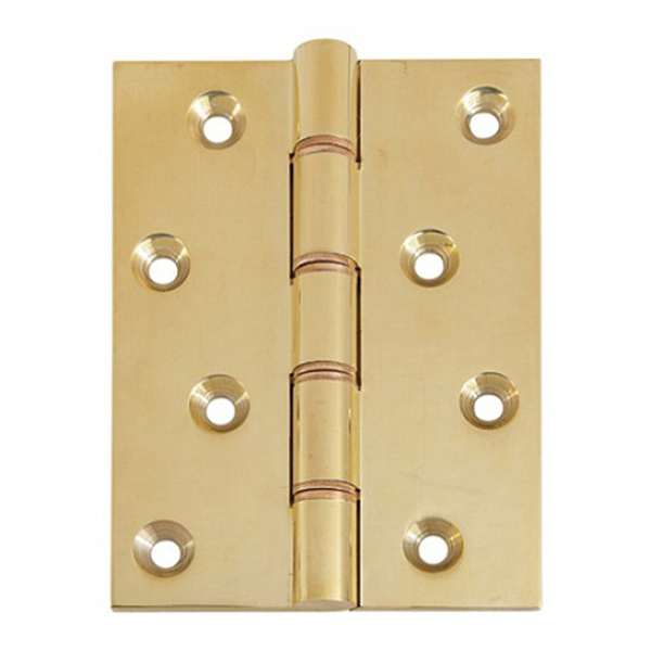 HINGE SOLID BRASS 100X60 2PC