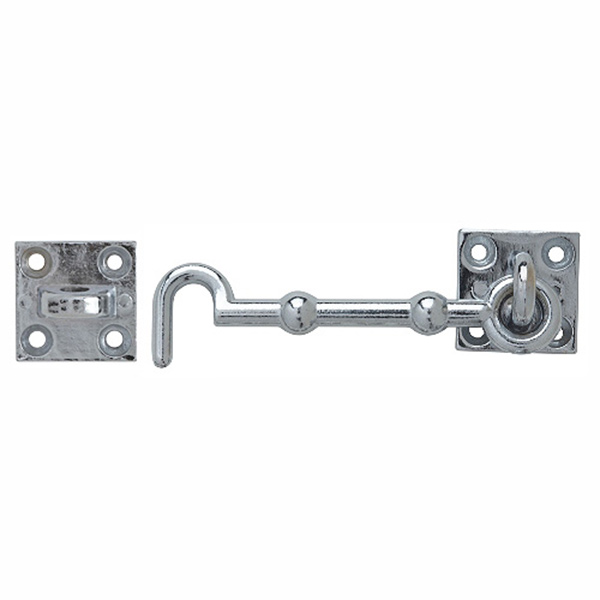 HOOK CABIN 100MM CHROME PLATED