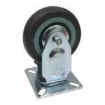 75MM  FIXED RUBBER CASTOR