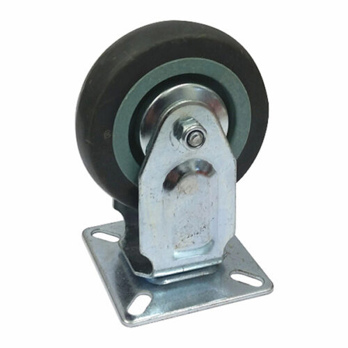 75MM  FIXED RUBBER CASTOR
