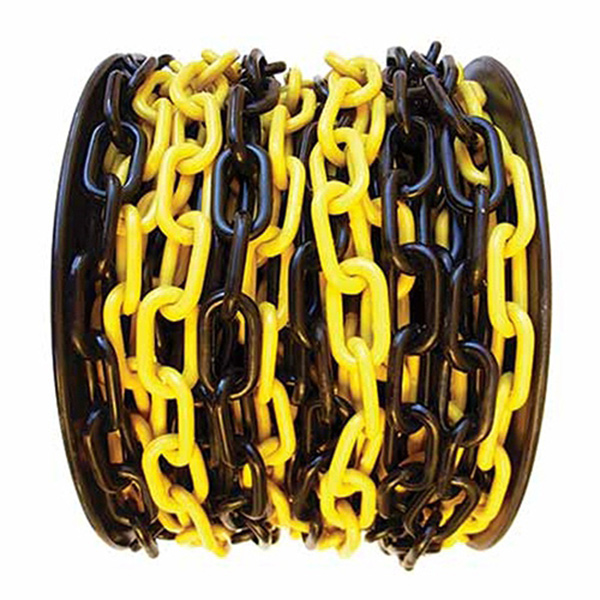 PLASTIC CHAIN 10MM BLK & YEL P/MT