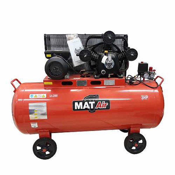 COMP 200L 3HP BELT DRIVE T/AIR
