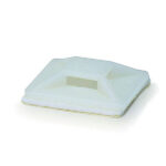 CABLE TIE MNT SQ 28X28 100PC CLE