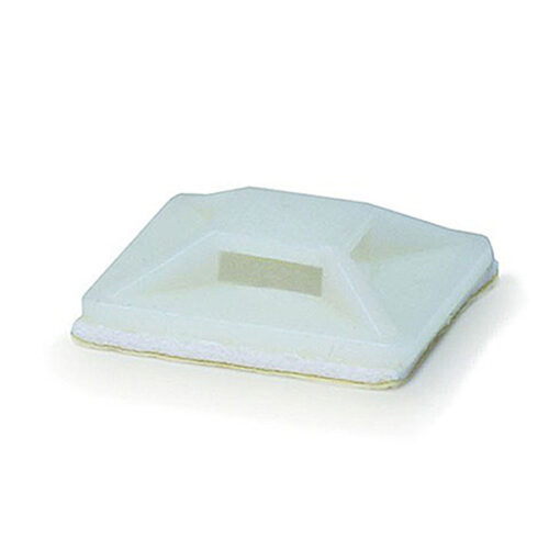 CABLE TIE MNT SQ 28X28 100PC CLE
