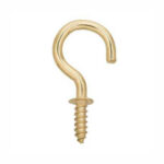 HOOK CUP ROUND 38MM B/P 6PC