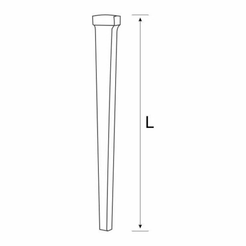 STEEL CUT NAIL 65MM P/KG