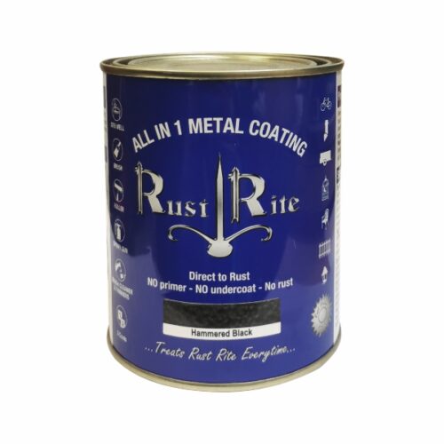 RUSTRITE HAMMERED BLACK 1LTR