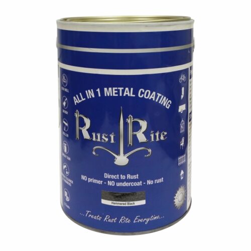 RUSTRITE HAMMERED BLACK 5LTR
