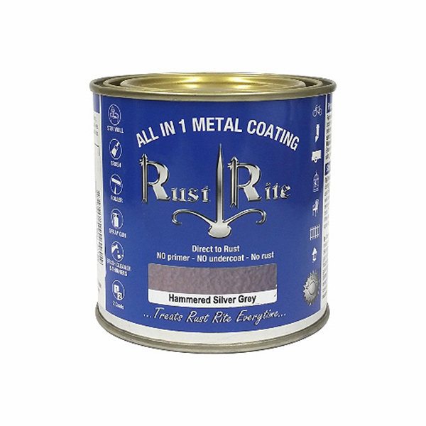 RUSTRITE HAMMERED SILVER 500ML