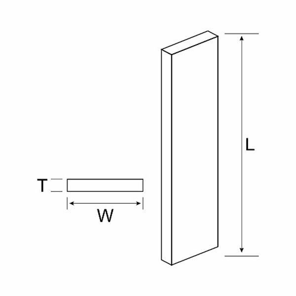 M/STL FLAT BAR 20X3mm 1MT