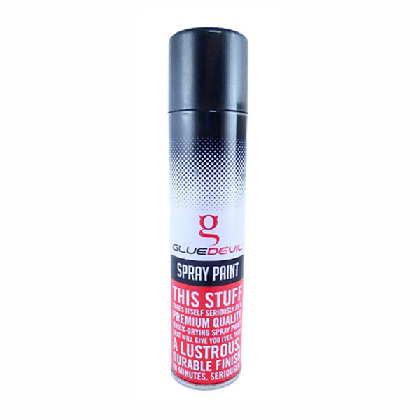 S/PAINT GL BLACK 300ML GLUE DEVIL