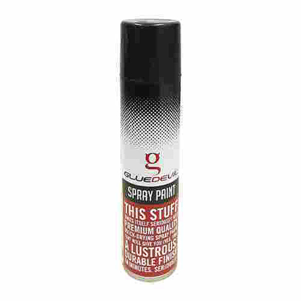S/PAINT MAT BLK 300ML GLUE DEVIL