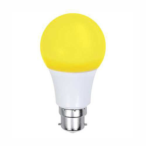 GLOBE LED BULB 6W BC YELLOW FLASH